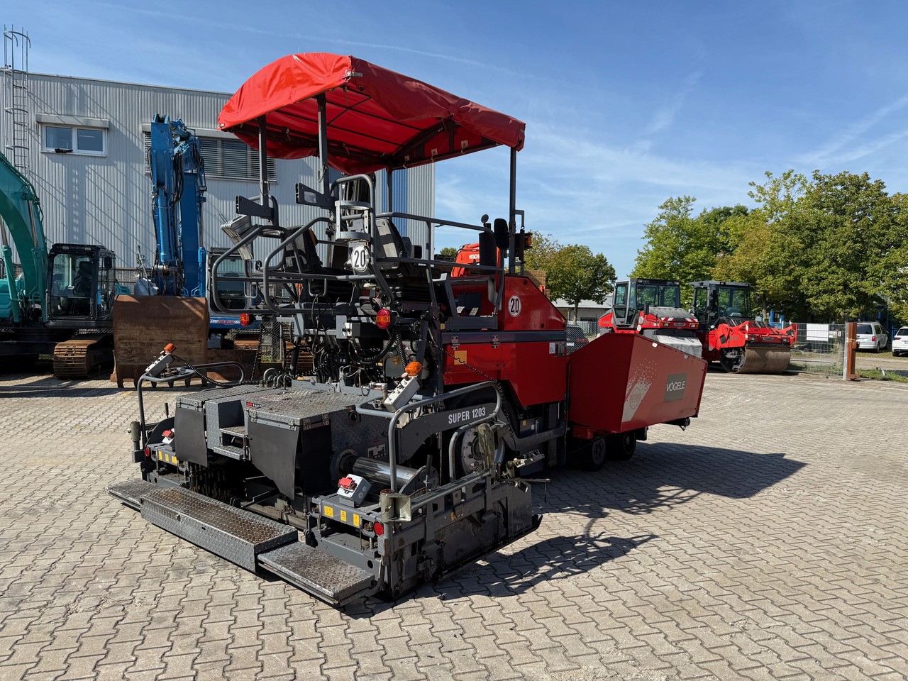 Vögele Super 1203 Asphalt-Radfertiger - Máy lát nhựa đường: hình 4 Vögele Super 1203 Asphalt-Radfertiger - Máy lát nhựa đường: hình 4