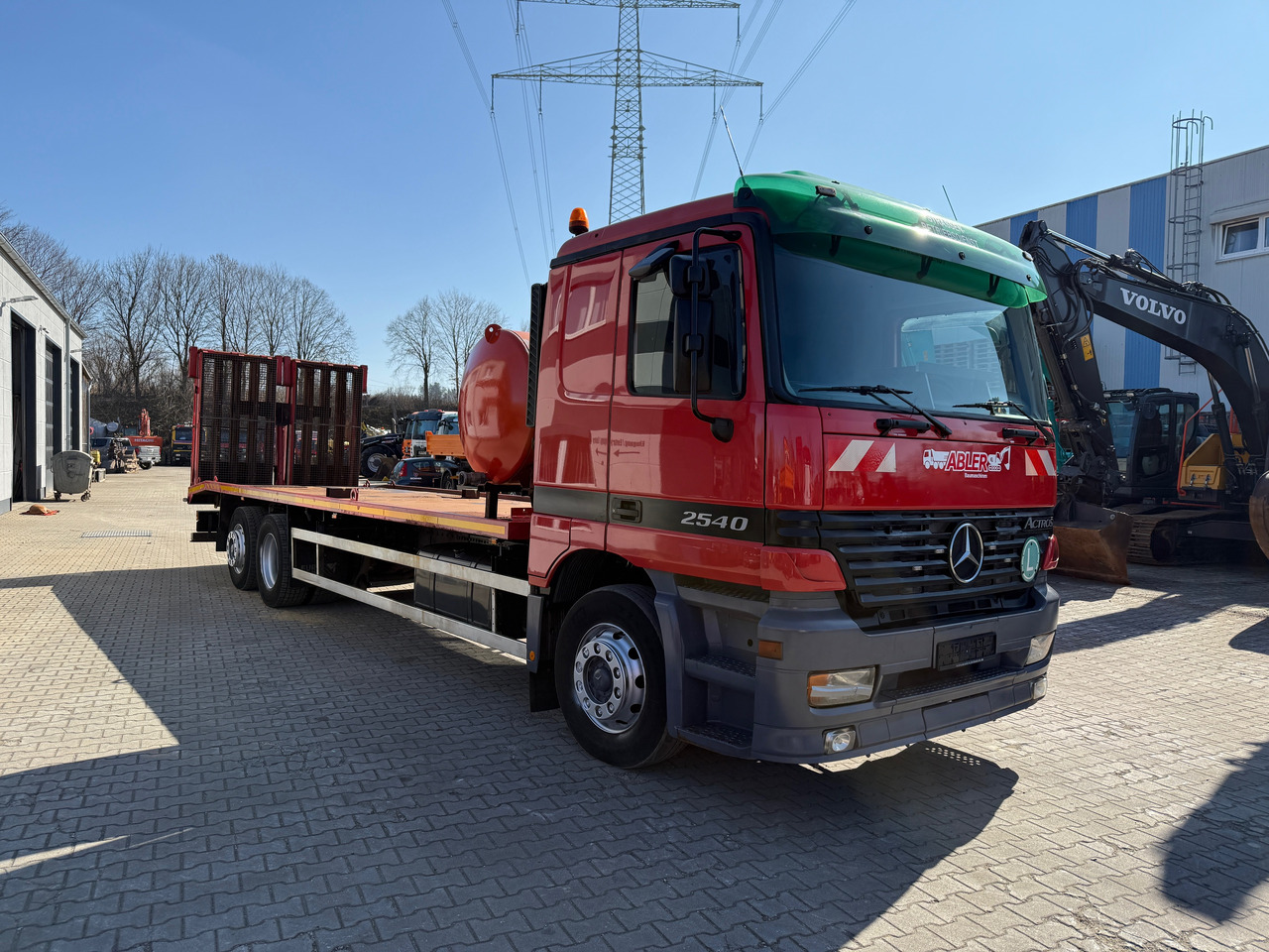 Mercedes-Benz 2540 Actros MP1 Baumaschinentrnasporter - Xe tải: hình 3 Mercedes-Benz 2540 Actros MP1 Baumaschinentrnasporter - Xe tải: hình 3