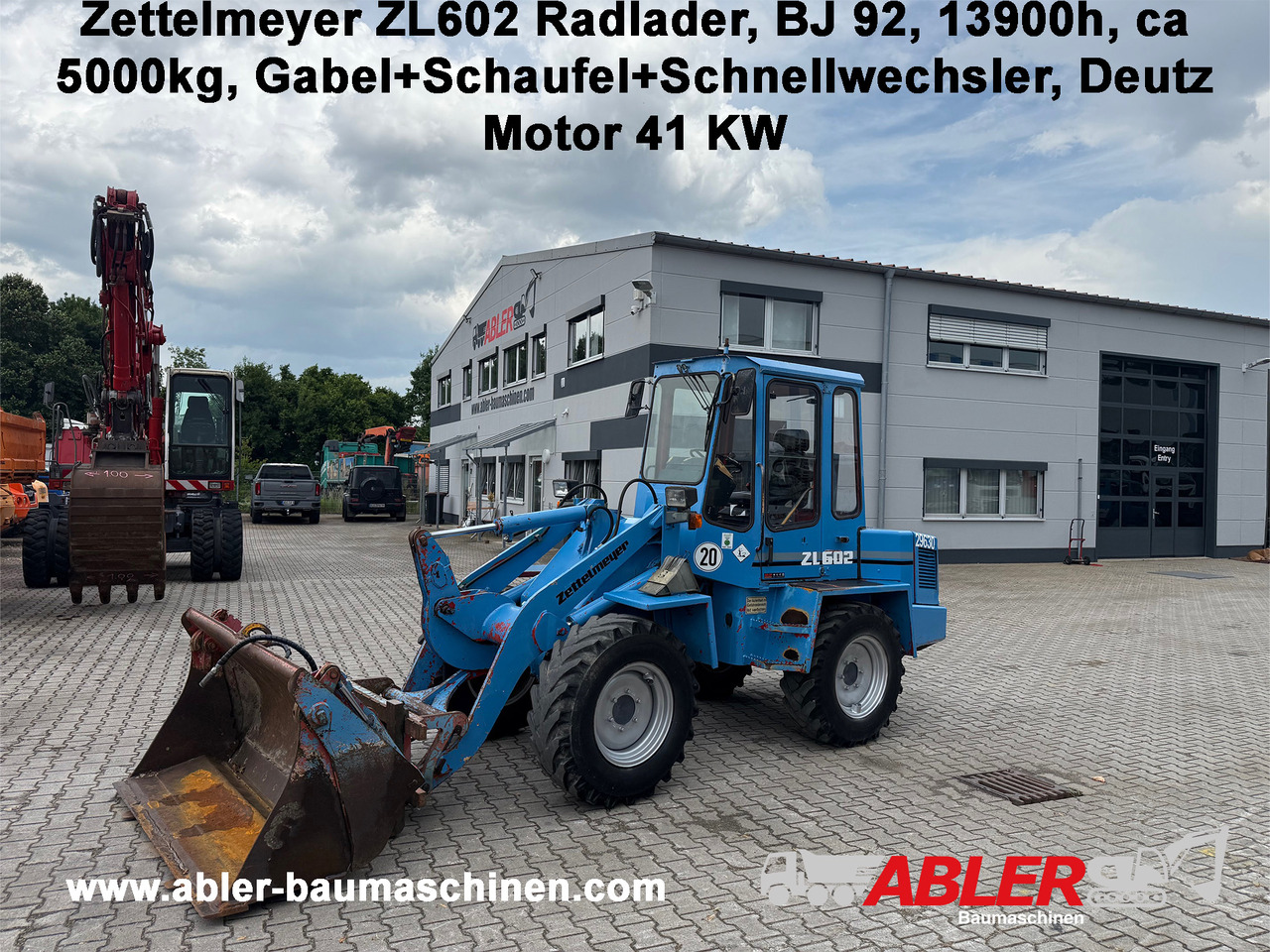Zettelmeyer ZL502C Radlader Gabel+Klappschaufel+SW - Máy xúc lật bánh lốp: hình 1 Zettelmeyer ZL502C Radlader Gabel+Klappschaufel+SW - Máy xúc lật bánh lốp: hình 1