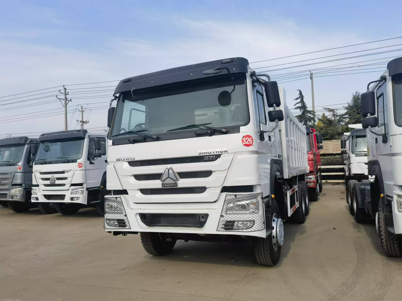 Sinotruk HOWO 371 6*4 Dump truck(Right rudder) - Xe ben: hình 3 Sinotruk HOWO 371 6*4 Dump truck(Right rudder) - Xe ben: hình 3