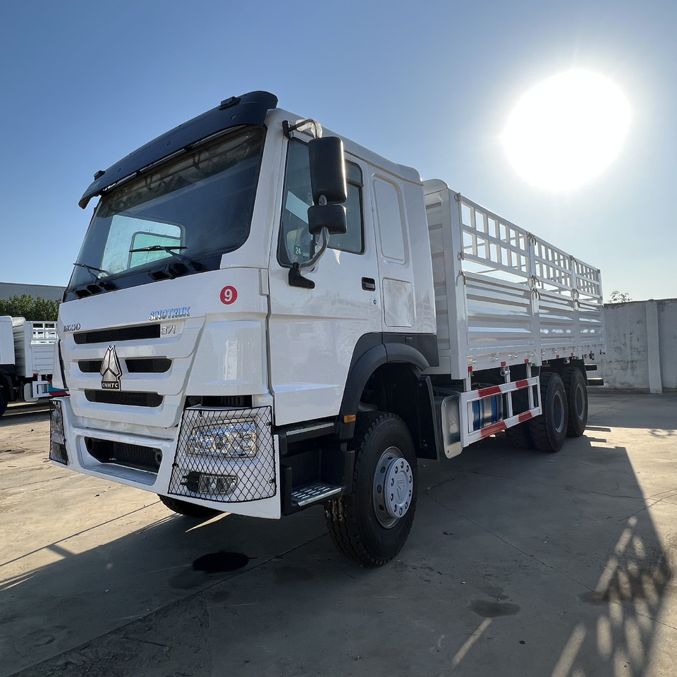 Sinotruk HOWO 371 6*4 Fence truck - Xe tải thùng lửng/ Phẳng: hình 1 Sinotruk HOWO 371 6*4 Fence truck - Xe tải thùng lửng/ Phẳng: hình 1