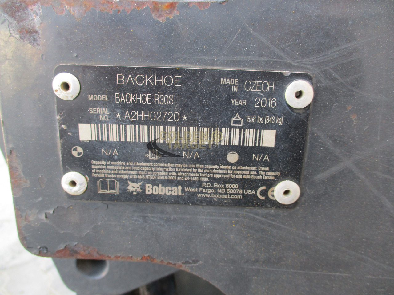 BOBCAT Skid Steer R30S Backhoe Attachment - Gầu xúc lật cho Máy xúc lật đa năng: hình 5 BOBCAT Skid Steer R30S Backhoe Attachment - Gầu xúc lật cho Máy xúc lật đa năng: hình 5