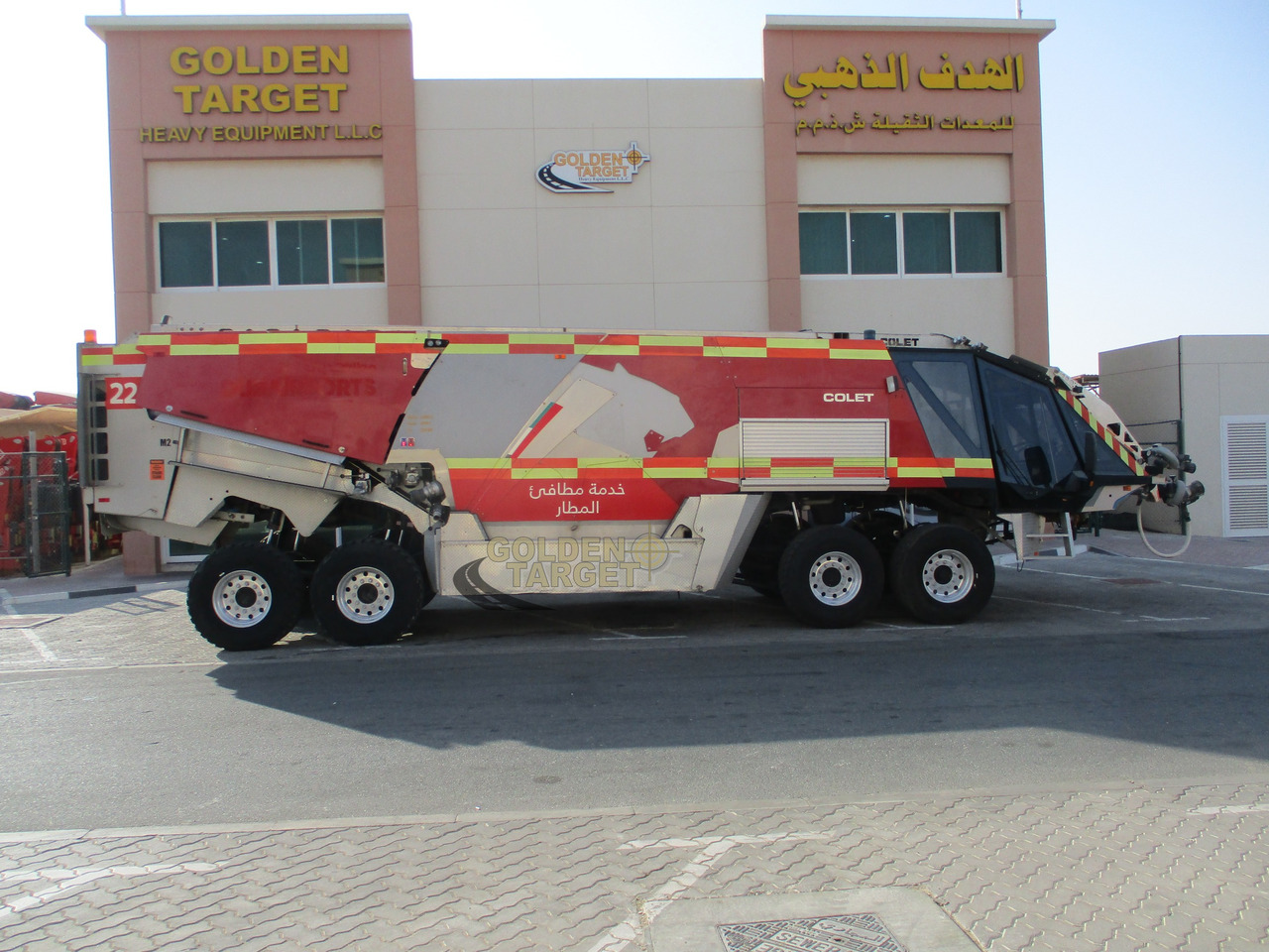Colet K40E JAGUAR 8x6 Airport Fire Truck - Xe tải cứu hỏa: hình 5 Colet K40E JAGUAR 8x6 Airport Fire Truck - Xe tải cứu hỏa: hình 5