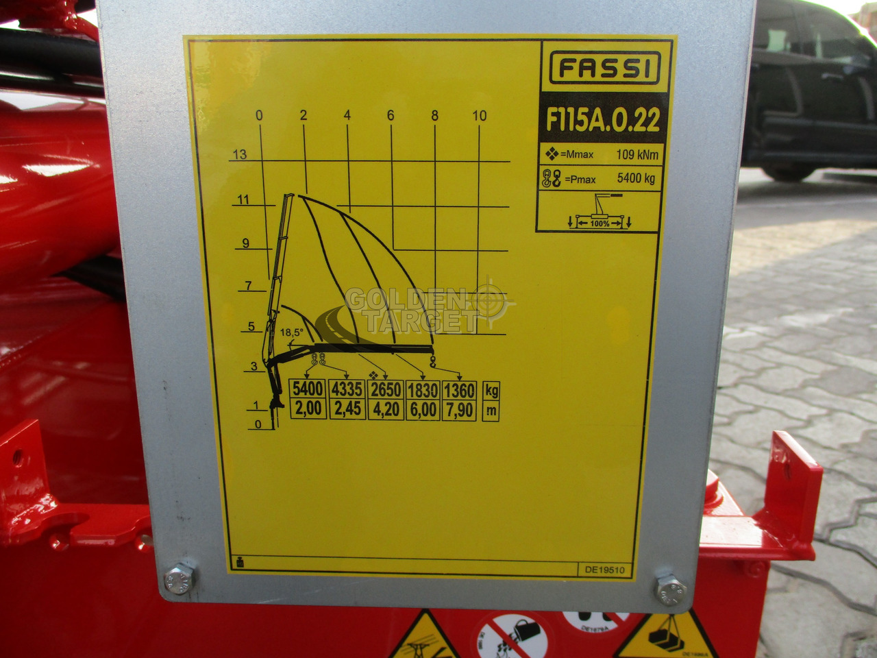 Cẩu gấp mới Fassi F115A.0.22 CRANE: hình 6