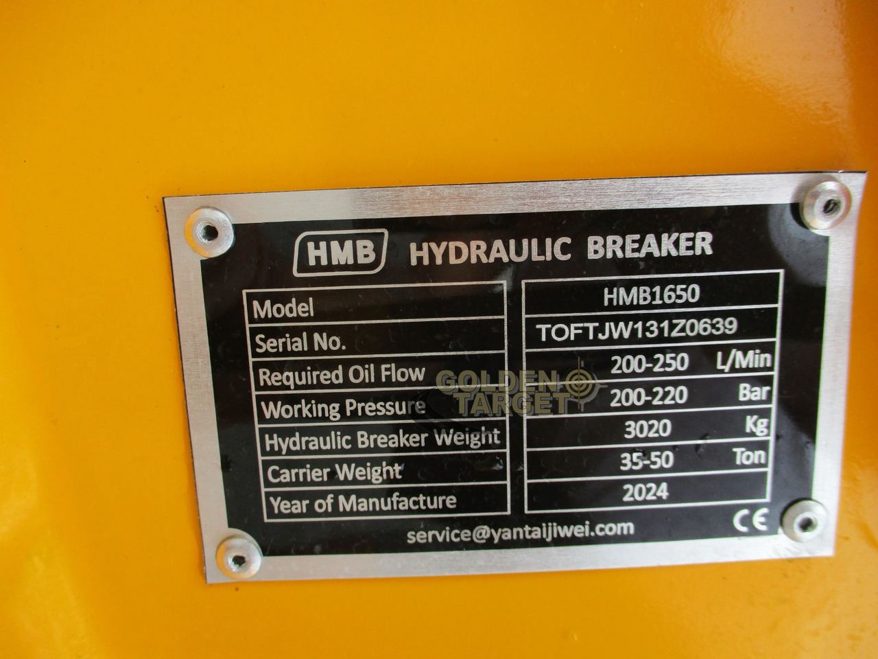 HMB 1650 Hydraulic Breaker - Búa thủy lực cho Máy xúc: hình 5 HMB 1650 Hydraulic Breaker - Búa thủy lực cho Máy xúc: hình 5
