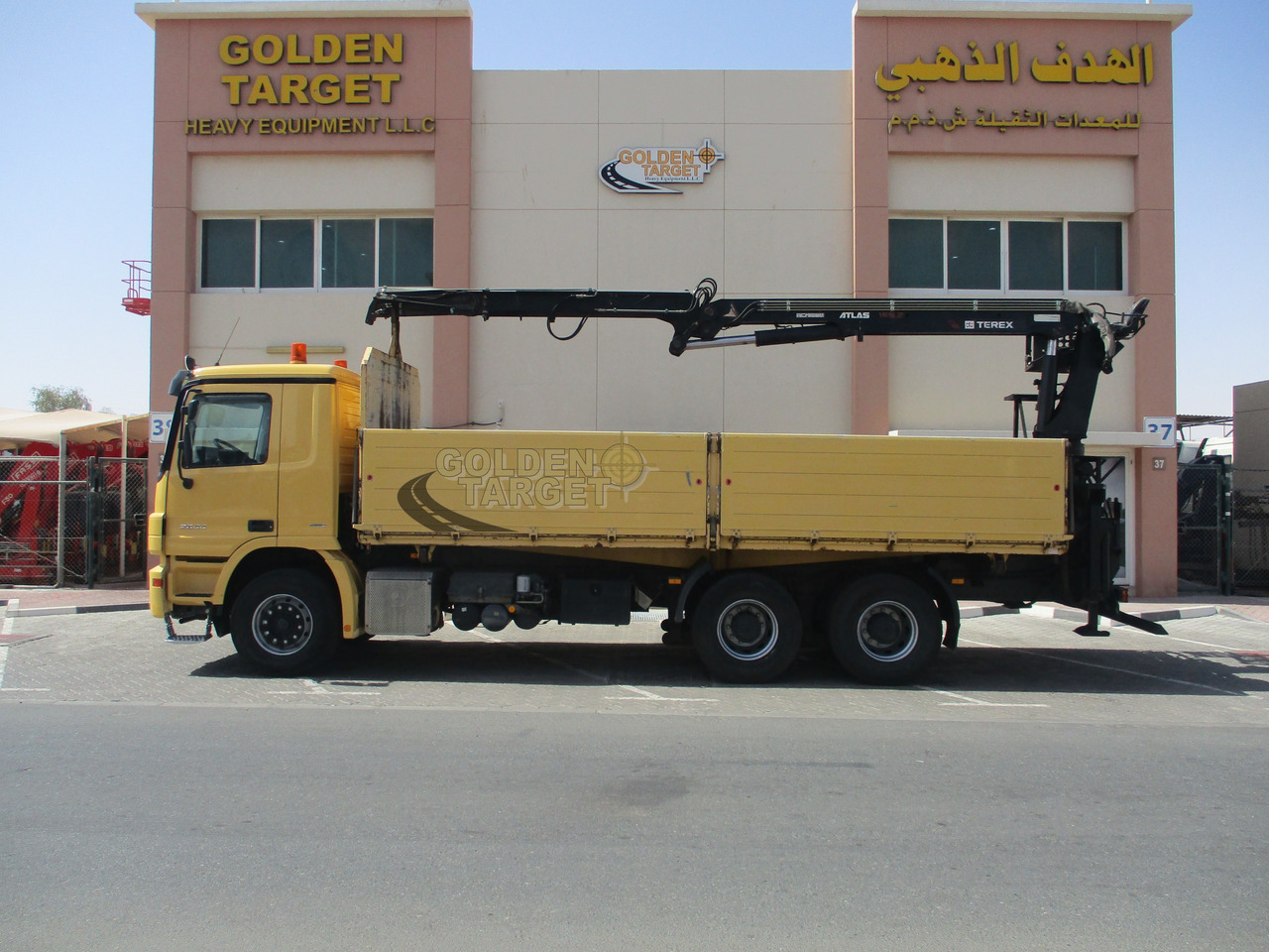 Xe cẩu tự hành MERCEDES-BENZ ACTROS 2644 6×4 with ATLAS 165.2 Block Crane: hình 7