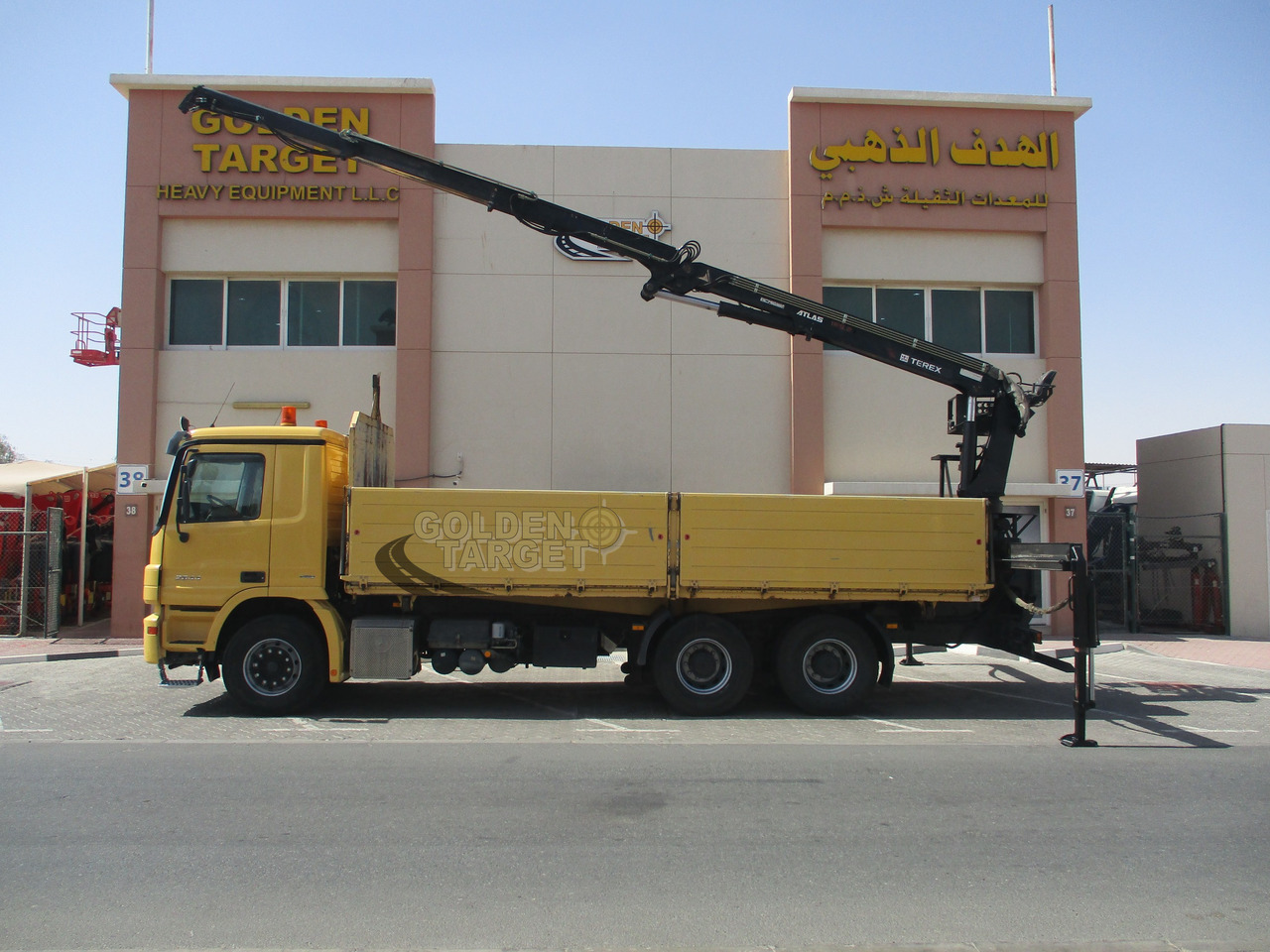 Xe cẩu tự hành MERCEDES-BENZ ACTROS 2644 6×4 with ATLAS 165.2 Block Crane: hình 10