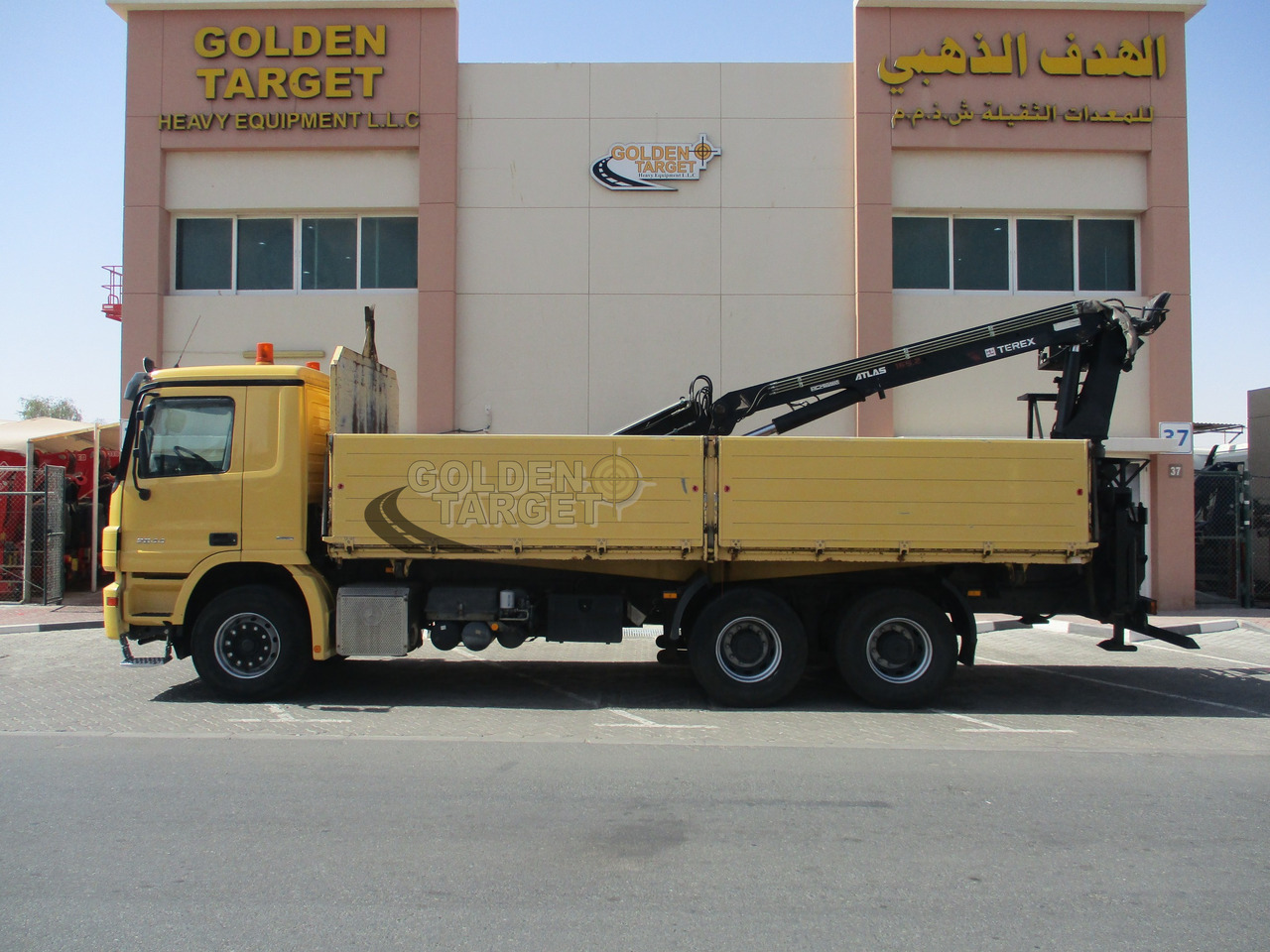 Xe cẩu tự hành MERCEDES-BENZ ACTROS 2644 6×4 with ATLAS 165.2 Block Crane: hình 6