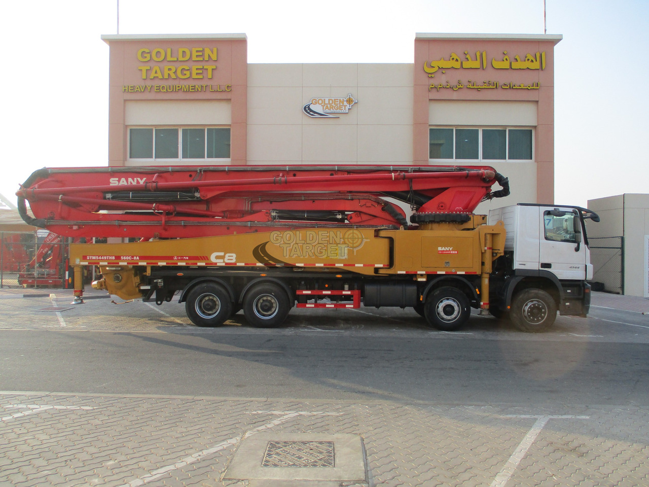 Mercedes ACTROS 4144 8x4 SANY 56m Concrete Pump - Xe bơm bê tông: hình 5 Mercedes ACTROS 4144 8x4 SANY 56m Concrete Pump - Xe bơm bê tông: hình 5