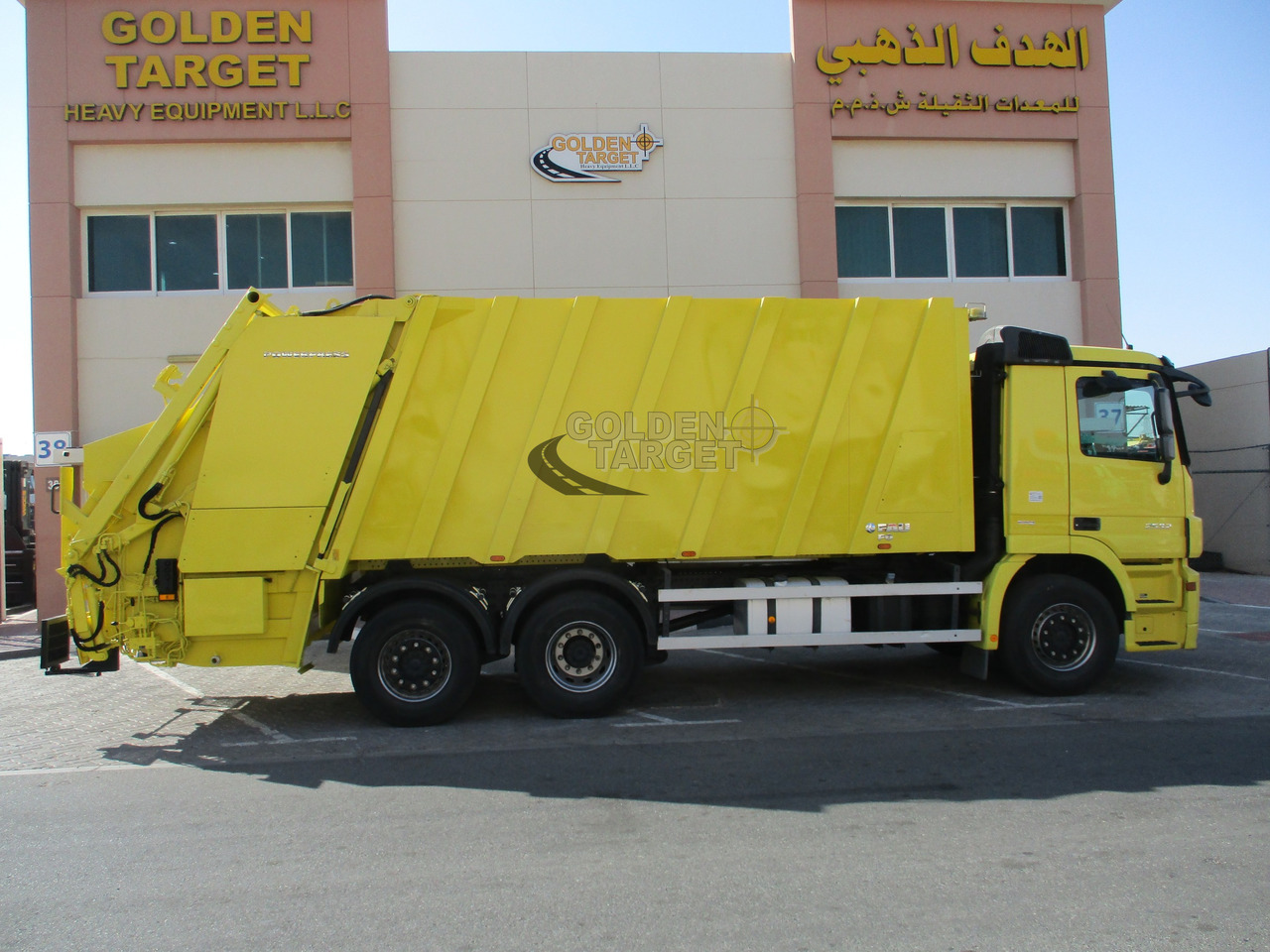 Mercedes Actros 2532 6×2 Garbage Truck - Xe tải chở rác: hình 5 Mercedes Actros 2532 6×2 Garbage Truck - Xe tải chở rác: hình 5