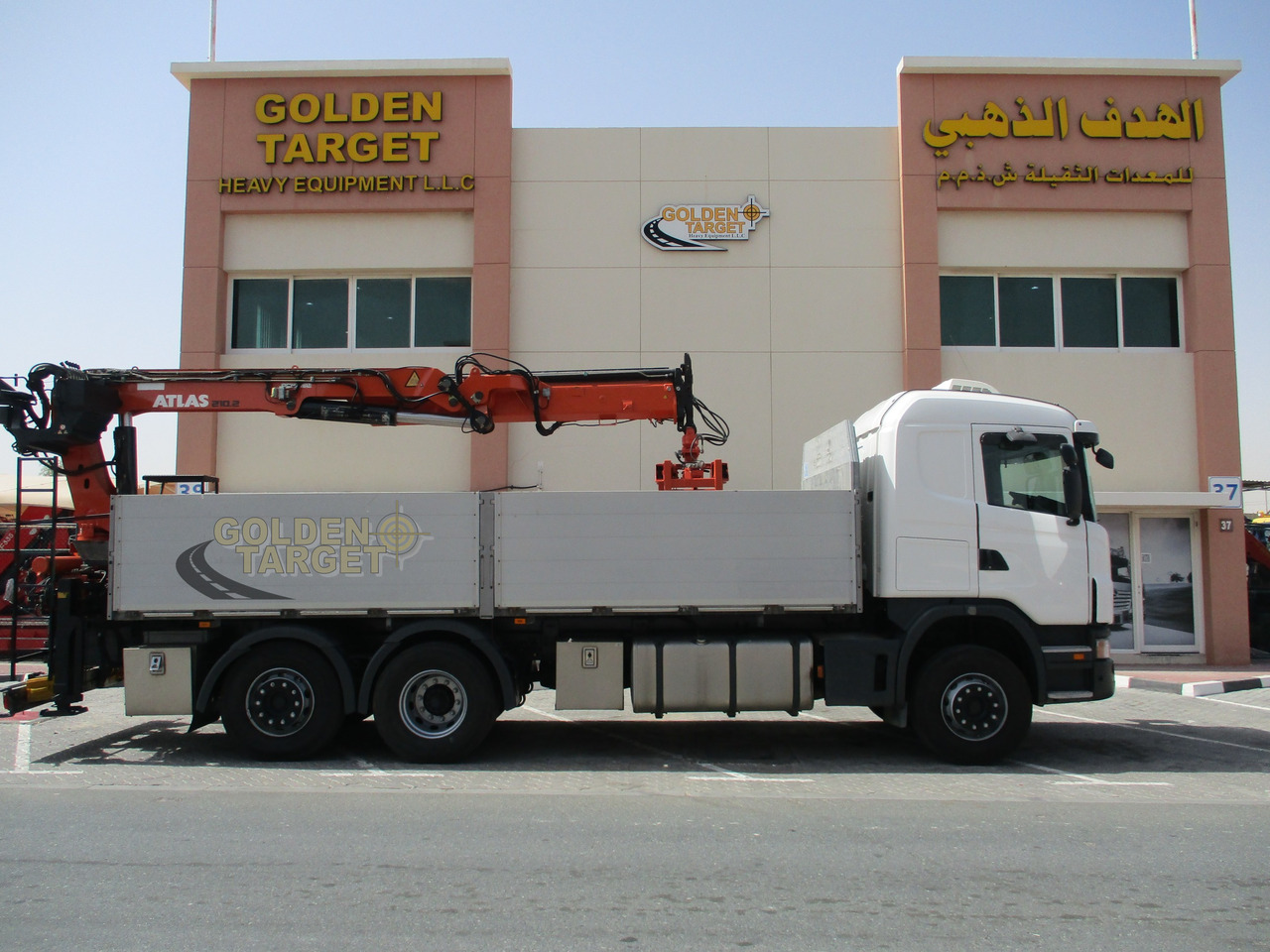 SCANIA G480 6x2 with ATLAS 210.2 Block Crane - Xe cẩu tự hành: hình 5 SCANIA G480 6x2 with ATLAS 210.2 Block Crane - Xe cẩu tự hành: hình 5