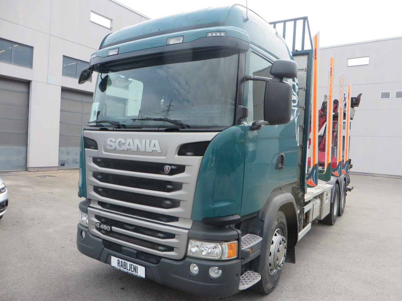 Scania G450 6x4Timber - Xe chở gỗ, Xe cẩu tự hành: hình 1 Scania G450 6x4Timber - Xe chở gỗ, Xe cẩu tự hành: hình 1