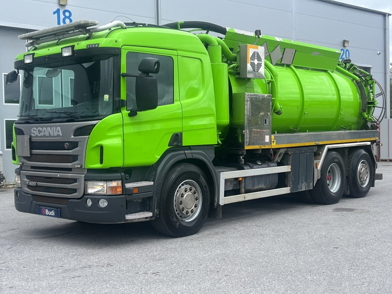Slamsugare Scania P400 6X2-4 -2012 | Korp & Son | ADR - Xe tải chân không: hình 1 Slamsugare Scania P400 6X2-4 -2012 | Korp & Son | ADR - Xe tải chân không: hình 1