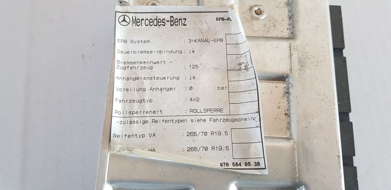 Knorr-Bremse   Mercedes-Benz - ECU cho Xe tải: hình 2 Knorr-Bremse   Mercedes-Benz - ECU cho Xe tải: hình 2