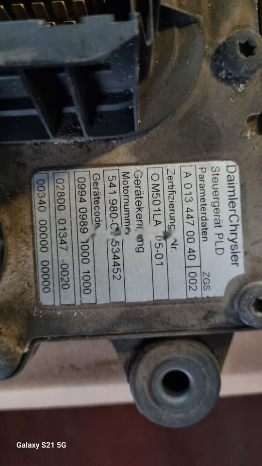 Mercedes-Benz PLD MODUL Mercedes-Benz ACTROS MP2 MP3 - ECU cho Xe tải: hình 3 Mercedes-Benz PLD MODUL Mercedes-Benz ACTROS MP2 MP3 - ECU cho Xe tải: hình 3