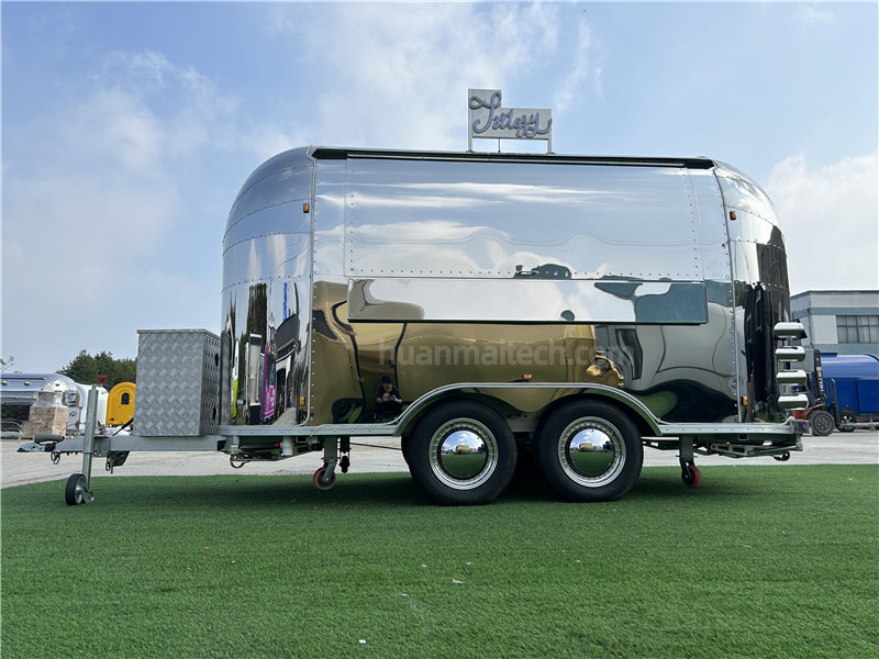 HUANMAI Burger Food Truck Beverage Food Trailer - Rơ moóc bán hàng: hình 2 HUANMAI Burger Food Truck Beverage Food Trailer - Rơ moóc bán hàng: hình 2