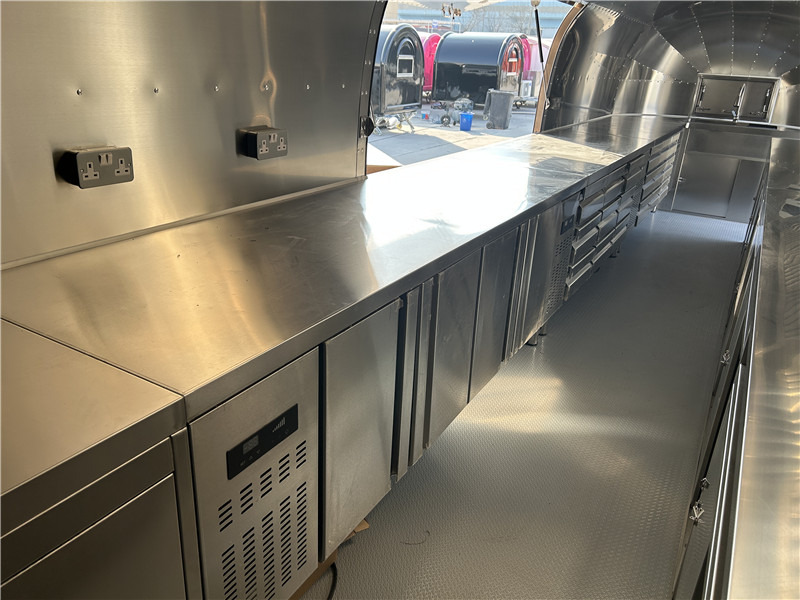 Rơ moóc bán hàng để vận chuyển thịt Mobile Grill Catering Middle Eastern Food Truck & Trailer: hình 11