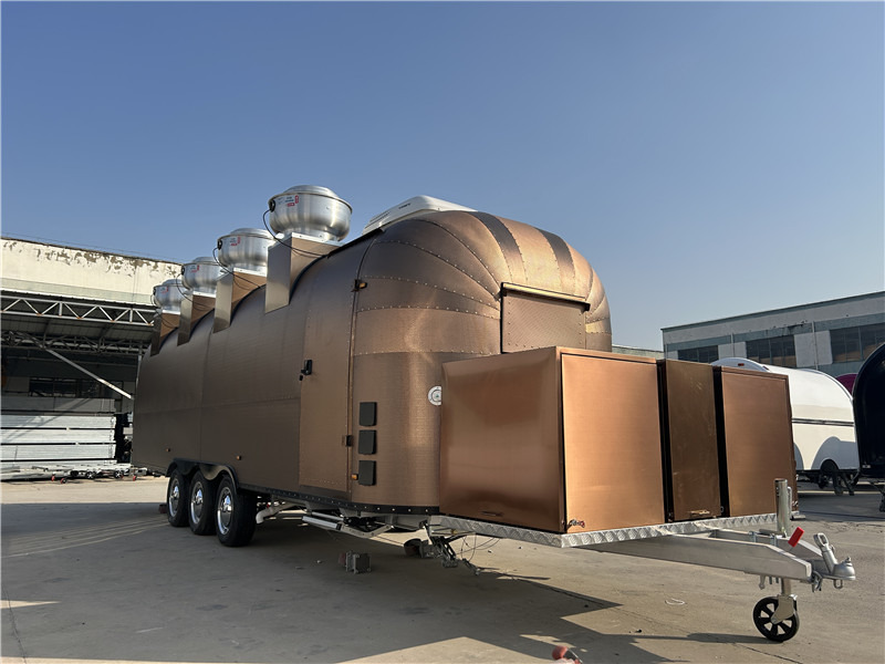 Rơ moóc bán hàng để vận chuyển thịt Mobile Grill Catering Middle Eastern Food Truck & Trailer: hình 7