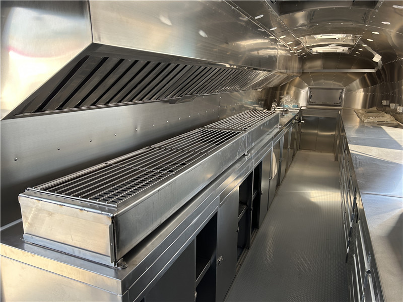 Rơ moóc bán hàng để vận chuyển thịt Mobile Grill Catering Middle Eastern Food Truck & Trailer: hình 15