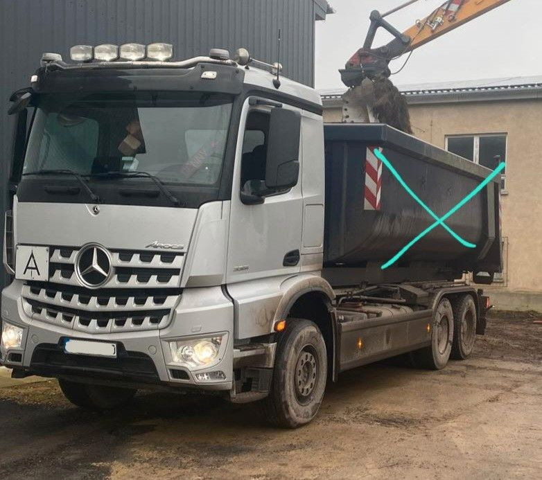 Mercedes-Benz Arocs 3351 6x4 Hakenabroller - Xe tải nâng móc: hình 1 Mercedes-Benz Arocs 3351 6x4 Hakenabroller - Xe tải nâng móc: hình 1