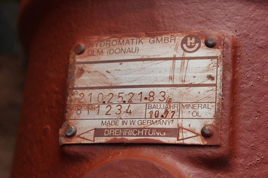 Hydromatik 210.25.21.83 - Mô tơ di chuyển cho Máy móc xây dựng: hình 4 Hydromatik 210.25.21.83 - Mô tơ di chuyển cho Máy móc xây dựng: hình 4