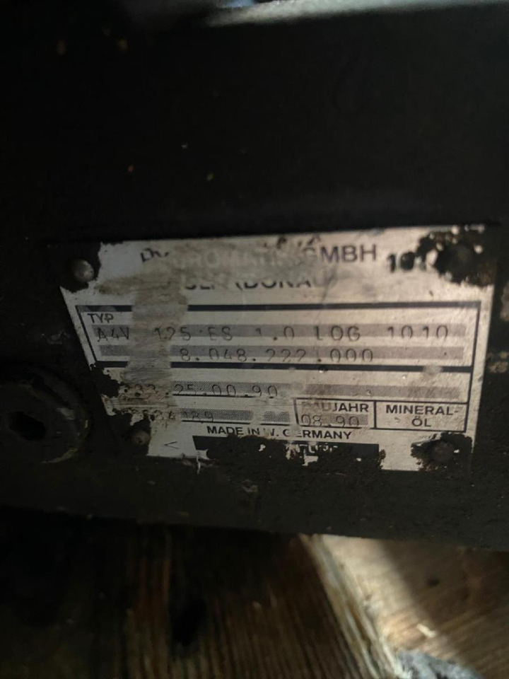 Hydromatik A4V56, A4V125 aus Kässbohrer PB 240D - Thủy lực cho Tiện ích/ Xe đặc dụng: hình 5 Hydromatik A4V56, A4V125 aus Kässbohrer PB 240D - Thủy lực cho Tiện ích/ Xe đặc dụng: hình 5