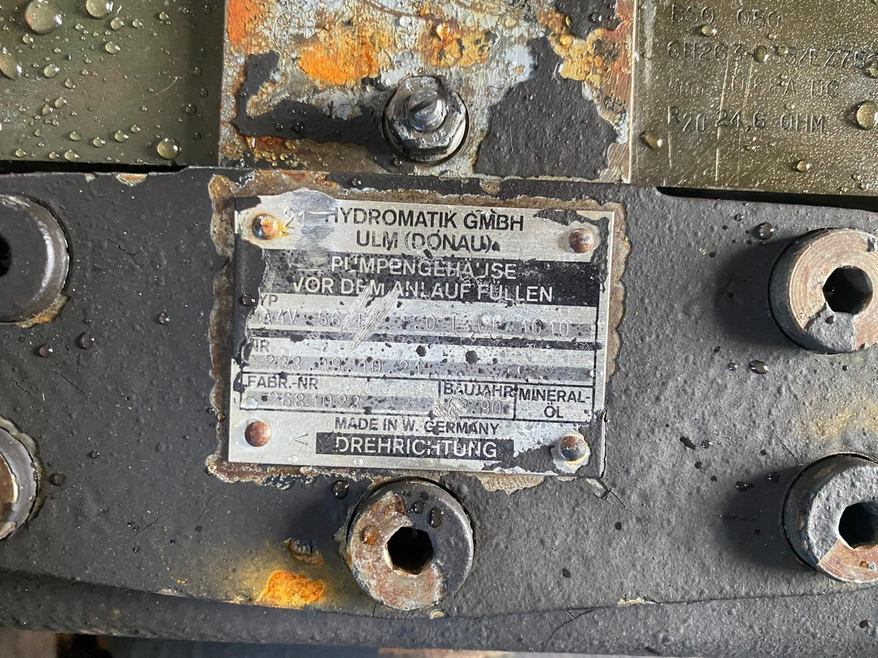 Hydromatik A4V56, A4V125 aus Kässbohrer PB 240D - Thủy lực cho Tiện ích/ Xe đặc dụng: hình 4 Hydromatik A4V56, A4V125 aus Kässbohrer PB 240D - Thủy lực cho Tiện ích/ Xe đặc dụng: hình 4