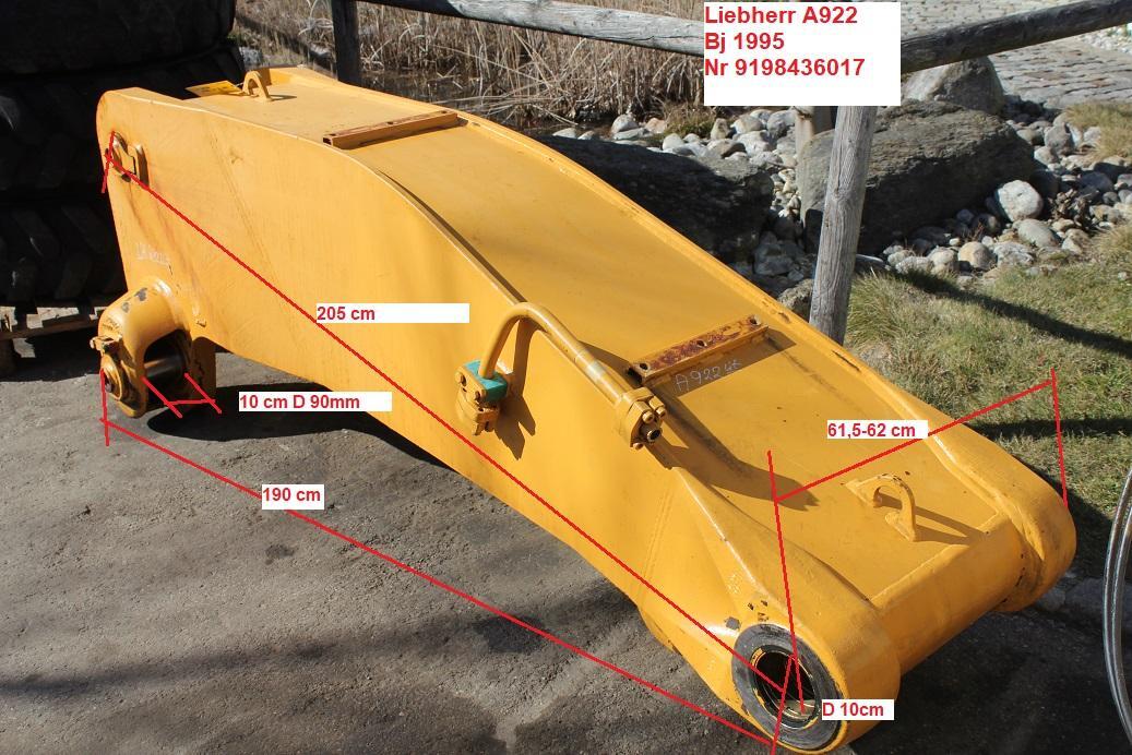 Liebherr A 922 LIT - Boom cho Máy xúc: hình 1 Liebherr A 922 LIT - Boom cho Máy xúc: hình 1