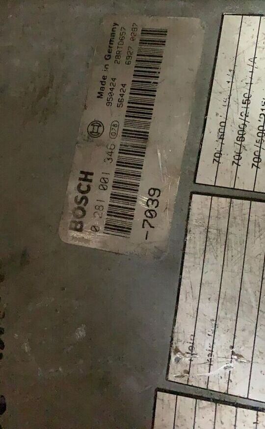Bosch F2000 0281001396 MAN F2000 D2865 5-Cylindrów 293/343-KM. truck - ECU cho Xe tải: hình 2 Bosch F2000 0281001396 MAN F2000 D2865 5-Cylindrów 293/343-KM. truck - ECU cho Xe tải: hình 2