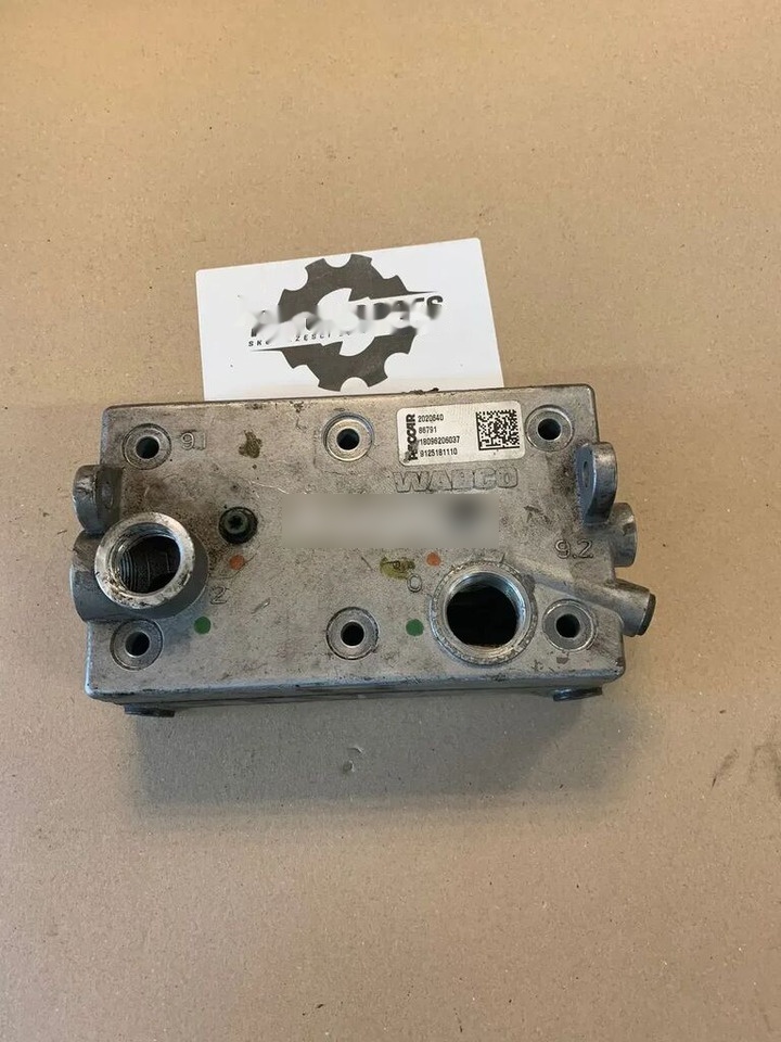 Głowica Kompresora DAF 106 XF, CF EURO 6 WABCO PACCAR 2020640 / - Bộ nén phanh hơi cho Xe tải: hình 1 Głowica Kompresora DAF 106 XF, CF EURO 6 WABCO PACCAR 2020640 / - Bộ nén phanh hơi cho Xe tải: hình 1