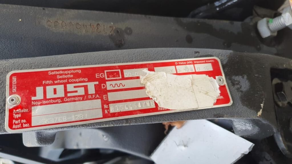 Jost JSK37 EB - 128J truck - Khớp nối bánh xe thứ năm cho Xe tải: hình 3 Jost JSK37 EB - 128J truck - Khớp nối bánh xe thứ năm cho Xe tải: hình 3