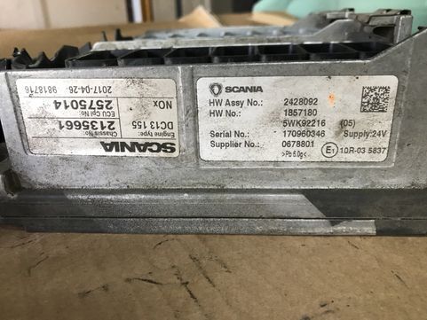 Scania DC13 155 Scania truck - ECU cho Xe tải: hình 2 Scania DC13 155 Scania truck - ECU cho Xe tải: hình 2