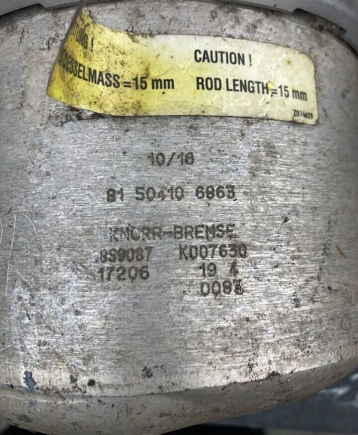 Siłownik Hamulca MAN TGS-X K007630 / 81504106863 KNORR BREMSE - Phụ tùng phanh cho Xe tải: hình 2 Siłownik Hamulca MAN TGS-X K007630 / 81504106863 KNORR BREMSE - Phụ tùng phanh cho Xe tải: hình 2