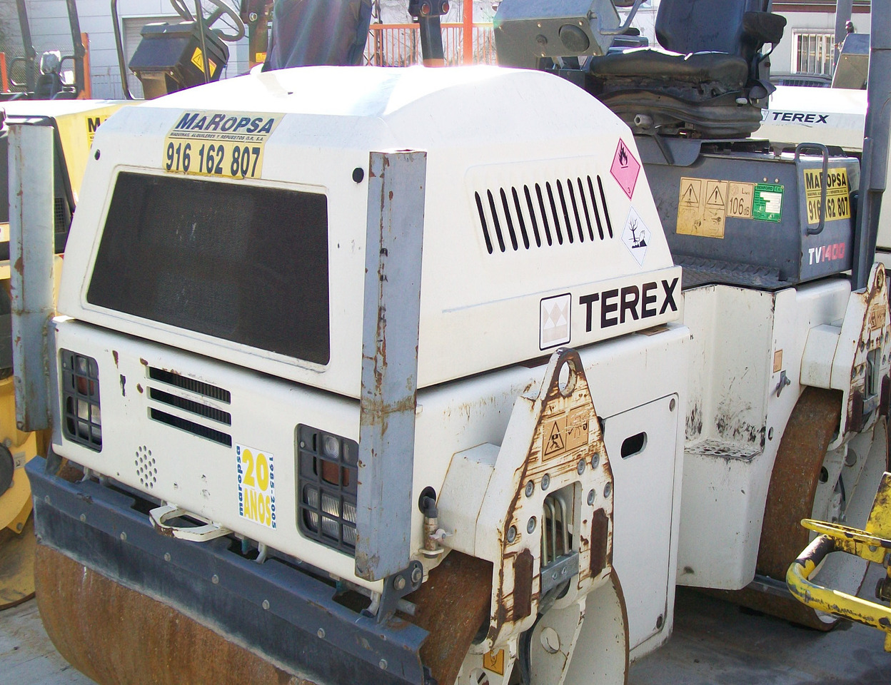 Doble Vibrante Terex TV 1400 - Máy lăn đường: hình 1 Doble Vibrante Terex TV 1400 - Máy lăn đường: hình 1