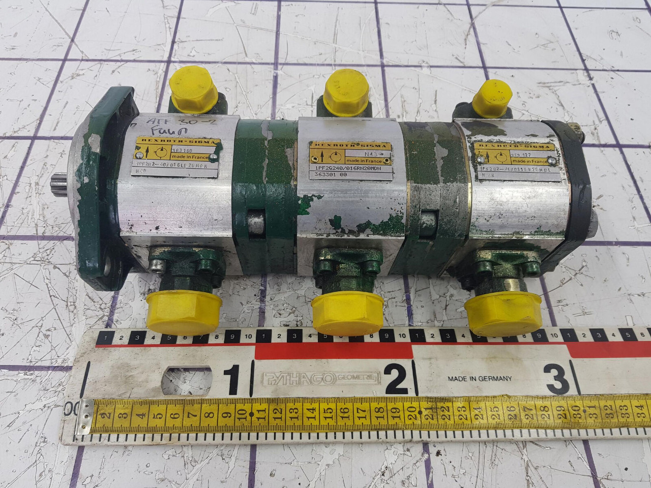 FAUN ATF 30-2 3 way gear pump - Bơm thủy lực cho Cần cẩu: hình 1 FAUN ATF 30-2 3 way gear pump - Bơm thủy lực cho Cần cẩu: hình 1