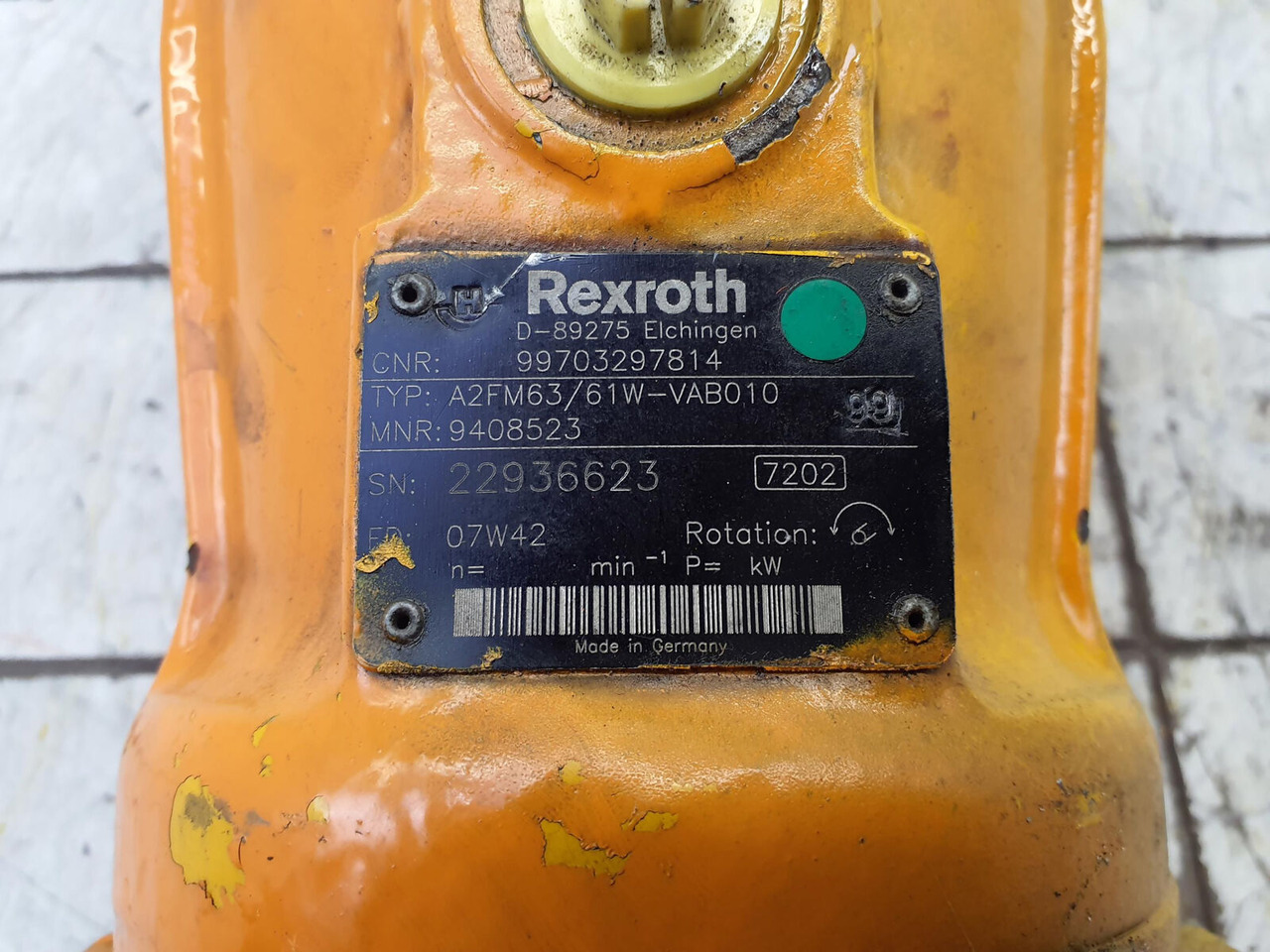 FAUN ATF 60-3 hydraulic winch engine - Bơm thủy lực cho Cẩu bánh lốp: hình 5 FAUN ATF 60-3 hydraulic winch engine - Bơm thủy lực cho Cẩu bánh lốp: hình 5