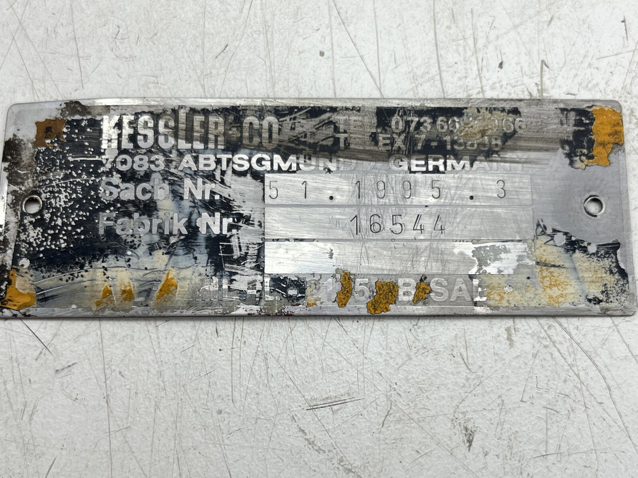 Krupp KMK 2025 end differential 11x29 axle 1 - Bộ vi sai cho Cần cẩu: hình 5 Krupp KMK 2025 end differential 11x29 axle 1 - Bộ vi sai cho Cần cẩu: hình 5