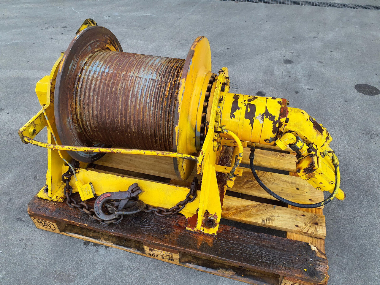 Krupp KMK 3050 winch 2 - Tay quay cho Cẩu bánh lốp: hình 2 Krupp KMK 3050 winch 2 - Tay quay cho Cẩu bánh lốp: hình 2