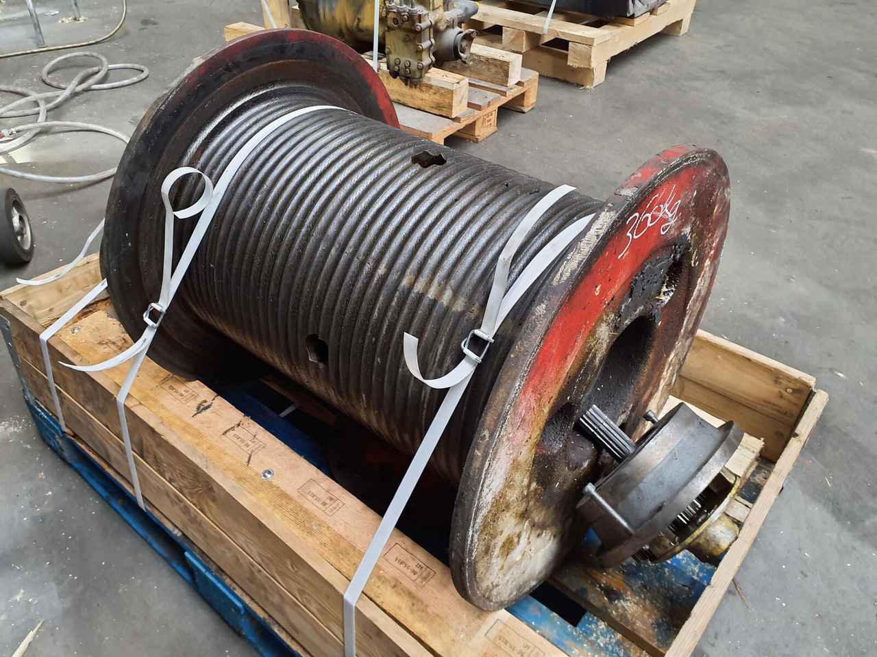 Krupp KMK 4070 winch - Tay quay cho Cẩu bánh lốp: hình 2 Krupp KMK 4070 winch - Tay quay cho Cẩu bánh lốp: hình 2