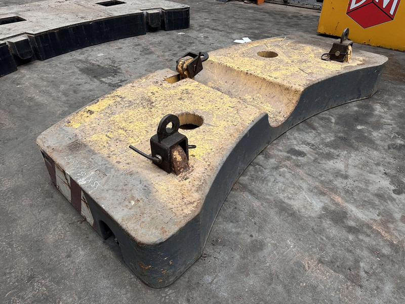 Krupp KMK 4080 - 5110 - 5120 Counterweight 5,8 ton - Đối trọng cho Máy móc xây dựng: hình 2 Krupp KMK 4080 - 5110 - 5120 Counterweight 5,8 ton - Đối trọng cho Máy móc xây dựng: hình 2