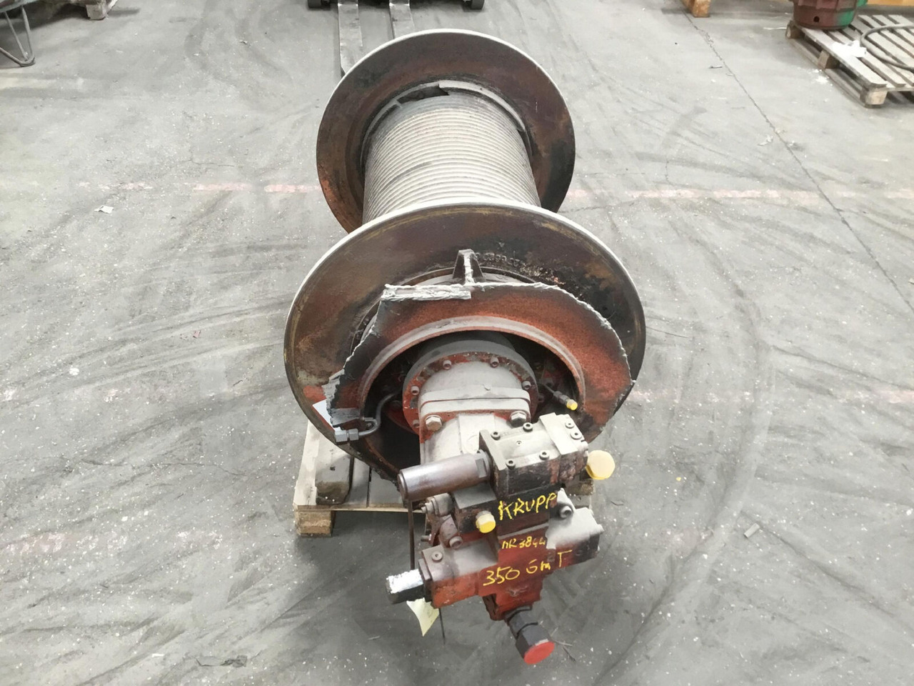 Krupp KMK 8350 winch - Tay quay cho Cẩu bánh lốp: hình 5 Krupp KMK 8350 winch - Tay quay cho Cẩu bánh lốp: hình 5