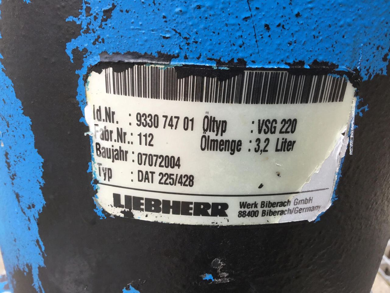 Liebherr LTM 1250-6.1 Slewing gear - Mô tơ quay toa cho Cẩu bánh lốp: hình 4 Liebherr LTM 1250-6.1 Slewing gear - Mô tơ quay toa cho Cẩu bánh lốp: hình 4