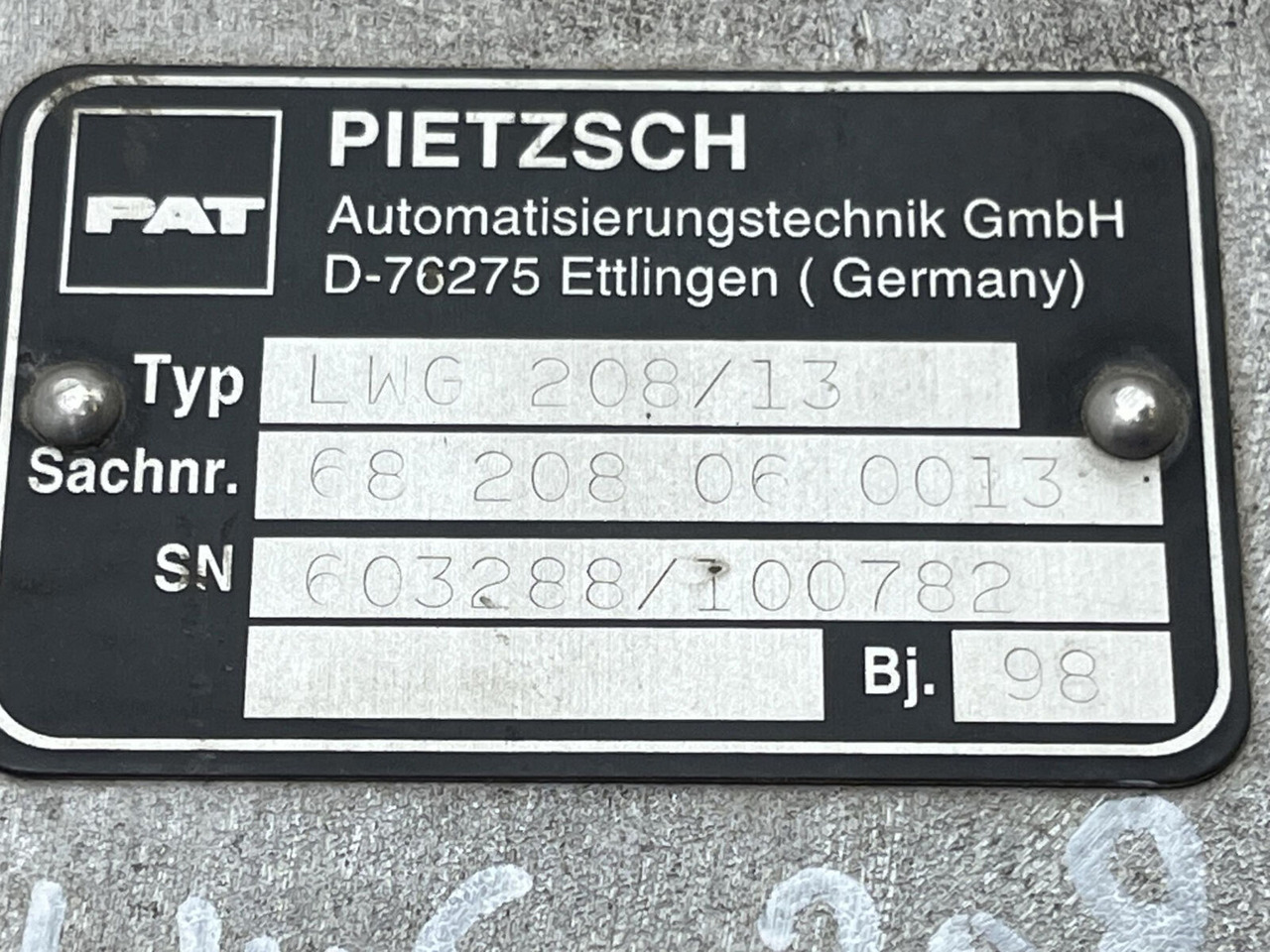 Liebherr PAT length indicator LWG 208/13 - Linh kiện điện cho Cẩu bánh lốp: hình 5 Liebherr PAT length indicator LWG 208/13 - Linh kiện điện cho Cẩu bánh lốp: hình 5