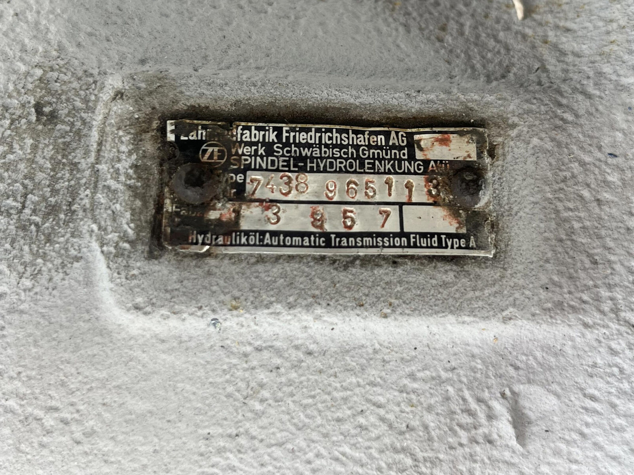 Cơ cấu lái cho Cẩu bánh lốp Terex C 400 steering box: hình 6