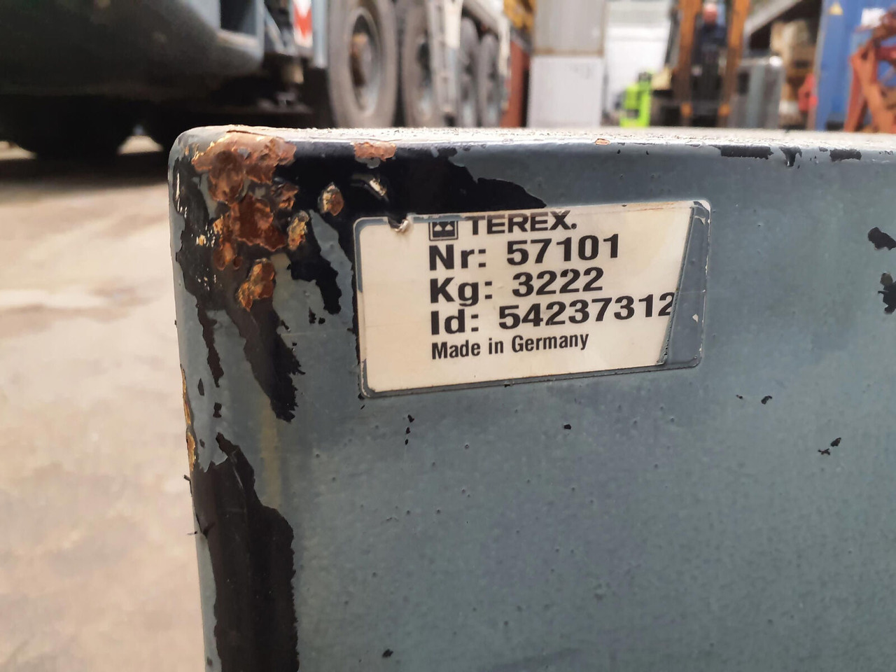 Terex Terex Demag Challenger 4200 counterweight 3.2 Ton - Đối trọng cho Cẩu bánh lốp: hình 5 Terex Terex Demag Challenger 4200 counterweight 3.2 Ton - Đối trọng cho Cẩu bánh lốp: hình 5