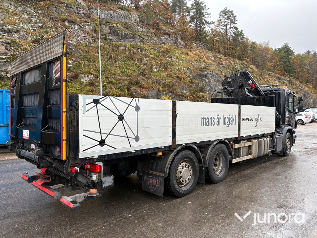 Kranbil - Scania P410, HiAB-kran - Xe tải thùng lửng/ Phẳng, Xe cẩu tự hành: hình 3 Kranbil - Scania P410, HiAB-kran - Xe tải thùng lửng/ Phẳng, Xe cẩu tự hành: hình 3