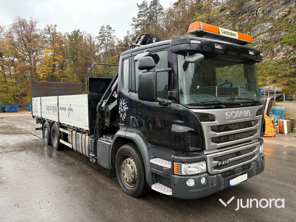 Kranbil - Scania P410, HiAB-kran - Xe tải thùng lửng/ Phẳng, Xe cẩu tự hành: hình 5 Kranbil - Scania P410, HiAB-kran - Xe tải thùng lửng/ Phẳng, Xe cẩu tự hành: hình 5