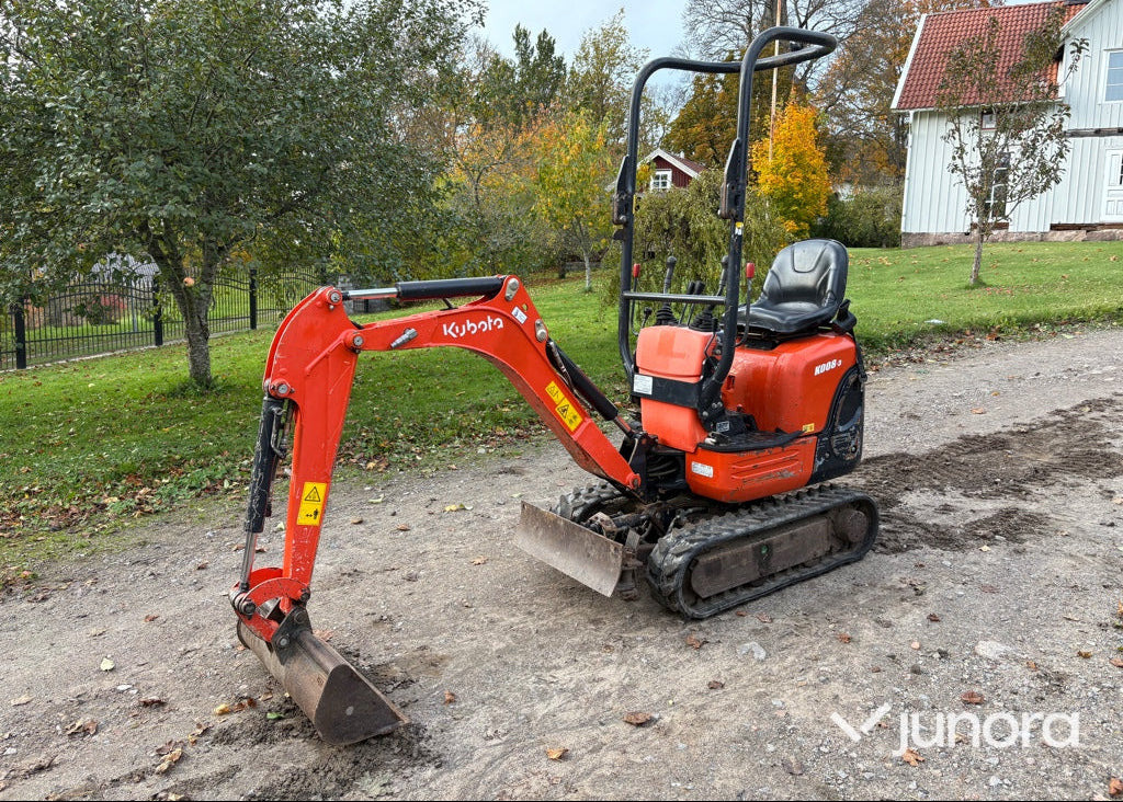 Minigrävare - Kubota, K008-3 - Máy xúc mini: hình 1 Minigrävare - Kubota, K008-3 - Máy xúc mini: hình 1