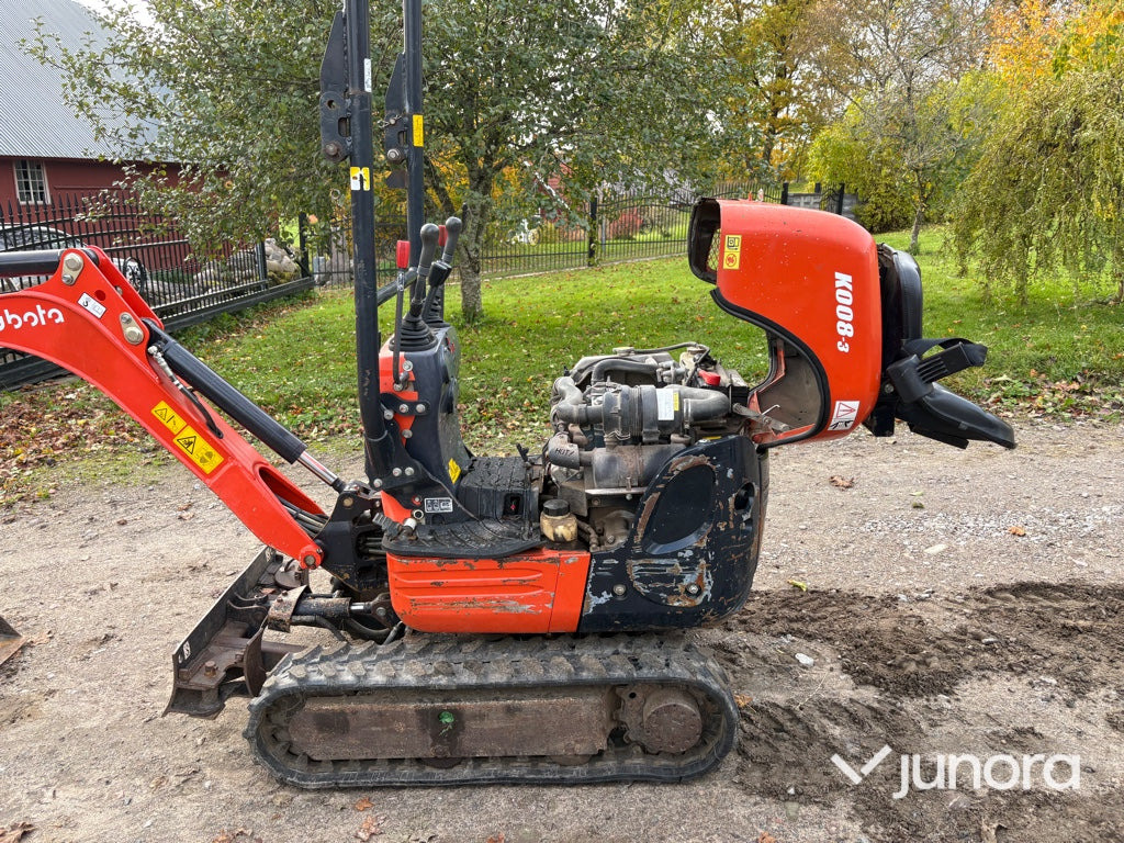 Minigrävare - Kubota, K008-3 - Máy xúc mini: hình 3 Minigrävare - Kubota, K008-3 - Máy xúc mini: hình 3