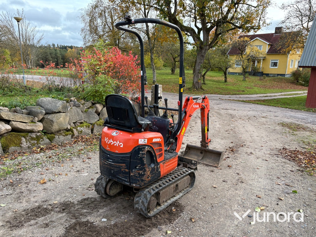 Minigrävare - Kubota, K008-3 - Máy xúc mini: hình 5 Minigrävare - Kubota, K008-3 - Máy xúc mini: hình 5